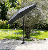 Parasol droit rond 3,30m de...
