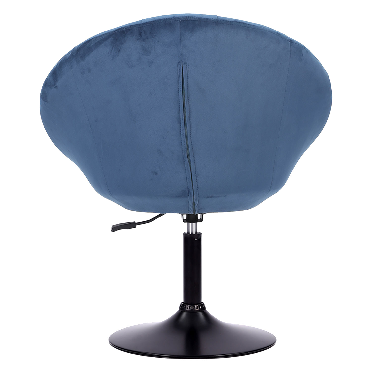 Tabouret de bar en velours bleu EDGAR