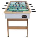 Futbolin 120cm blanco y madera