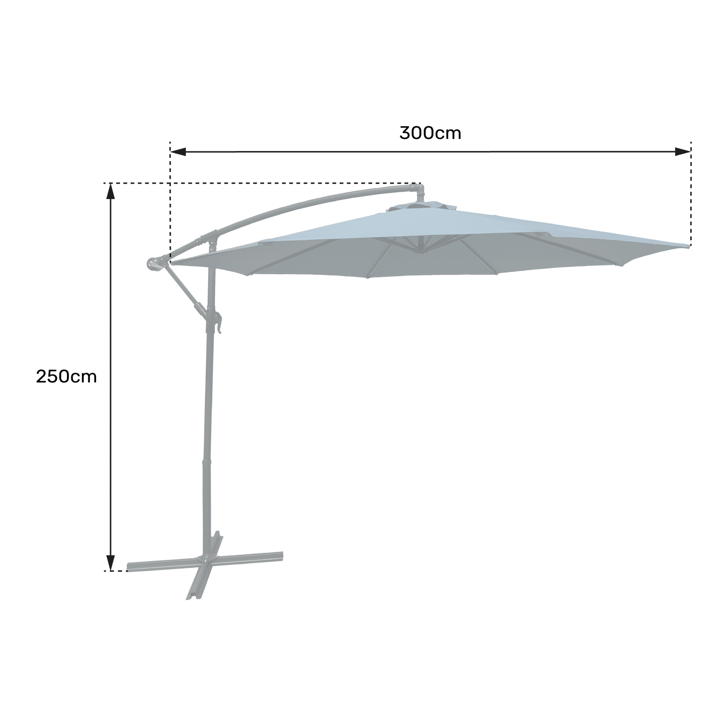 Parasol Deporte Vert Anis - Agencement De Jardin Aux Meilleurs Prix