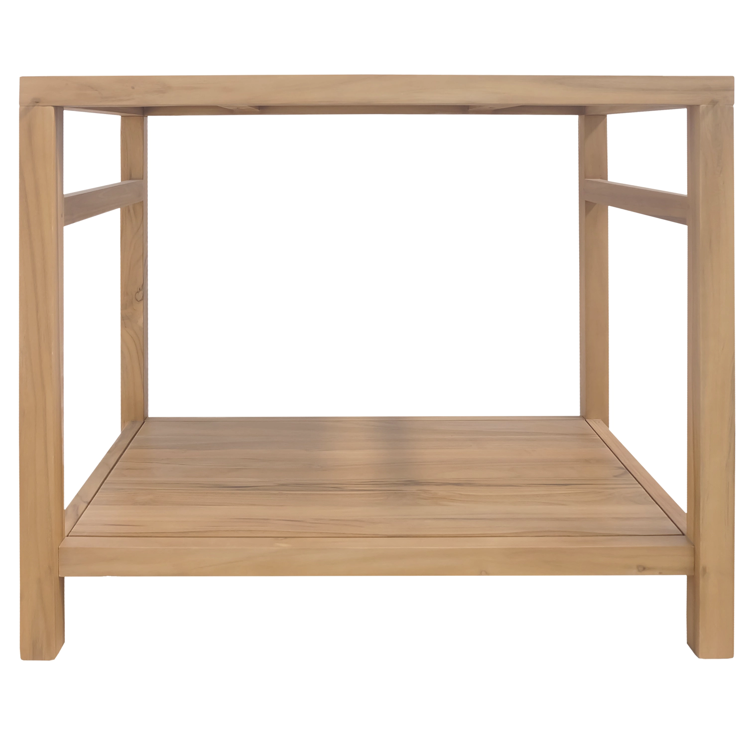 Meuble sous vasque en teck massif 80cm DEWI