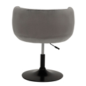 Tabouret de bar en velours gris NOLAN