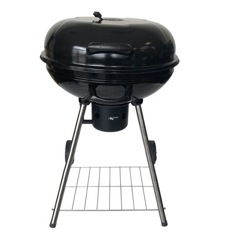 Churrasco de bola de carvão...