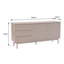 Houten buffet 160cm SARAH