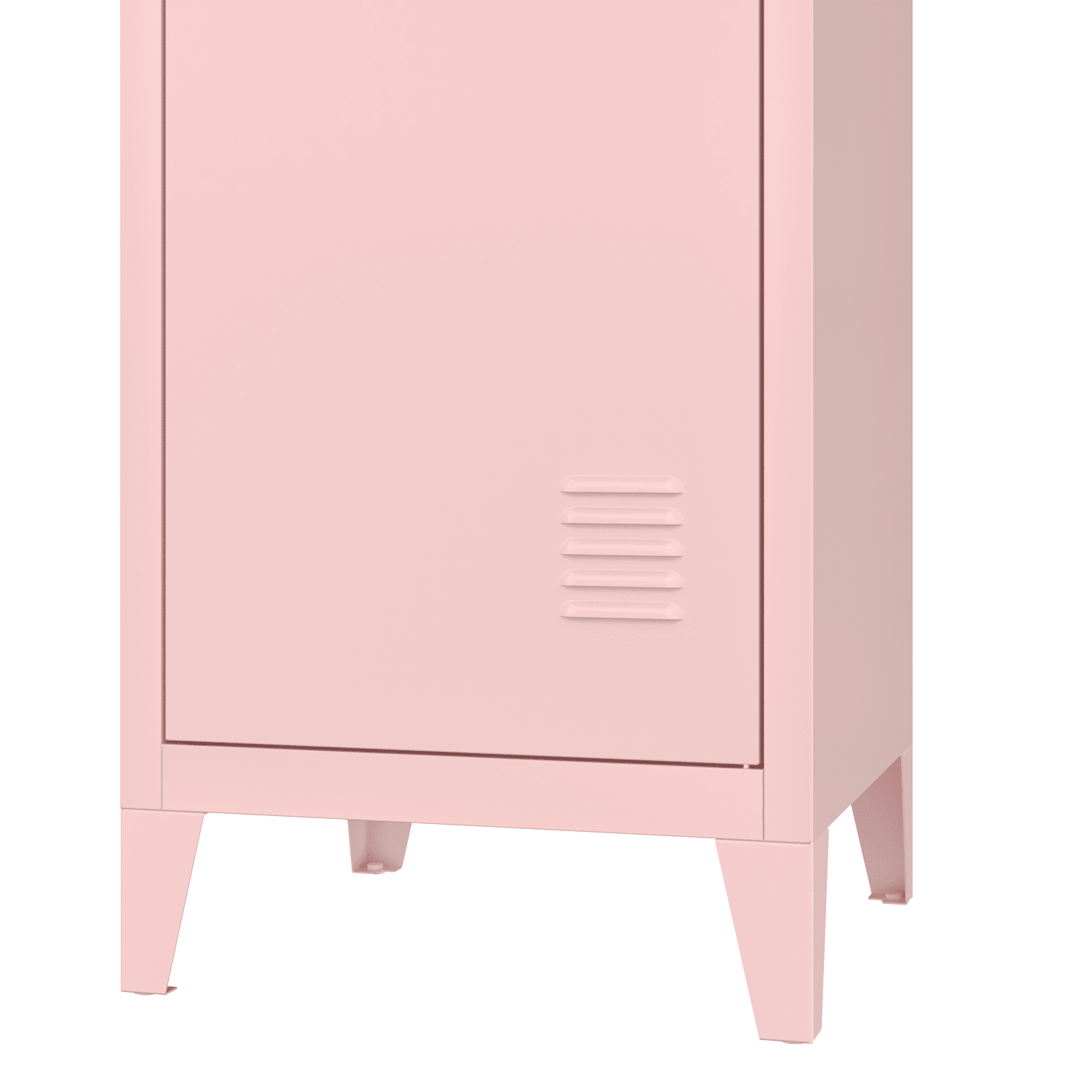 Armoire en métal 1 porte rose