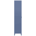 Armoire en métal 1 porte bleu gris