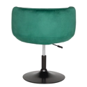 Tabouret de bar en velours vert NOLAN