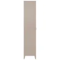 Armoire en métal 1 porte taupe