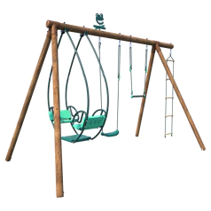 SOULET - Portique en bois 4...