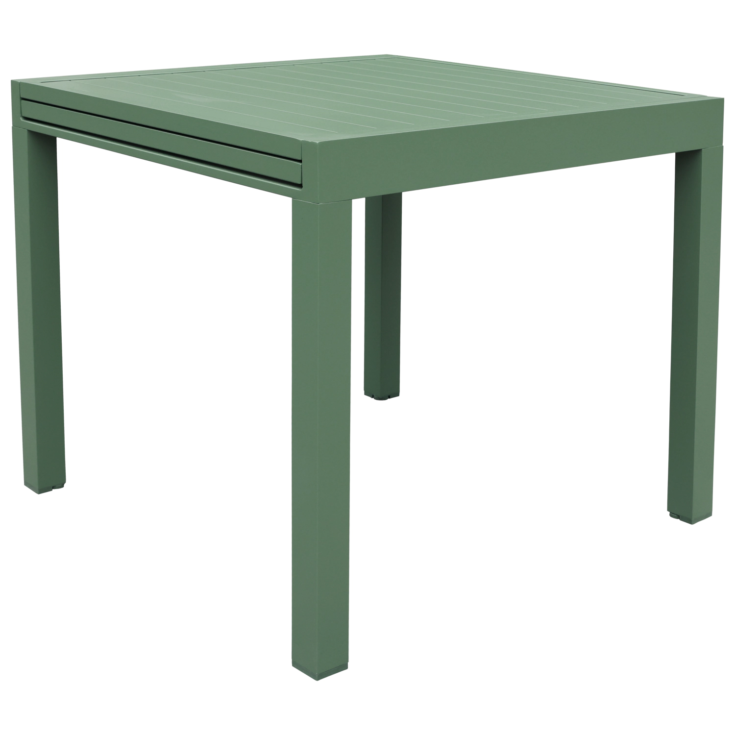 VENEZIA uitschuifbare tuinset 90/180 in saliegroen textilene 8-zits - saliegroen aluminium