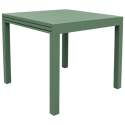 VENEZIA uitschuifbare tuinset 90/180 in saliegroen textilene 8-zits - saliegroen aluminium