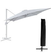 Parasol déporté carré 3x3m...