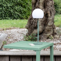 Lámpara de mesa LED verde ISIS