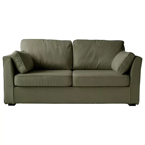 Canapé droit 3 places vert...