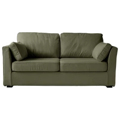 Canapé droit 3 places vert...