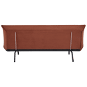 Canapé convertible 3 places en velours terracotta ANATOLE