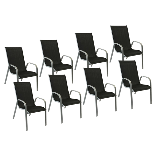Set van 8 MARBELLA stoelen...