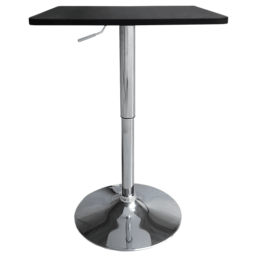 Mesa de bar negra cuadrada...