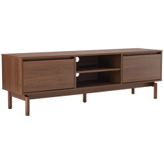 Meuble TV en bois foncé...