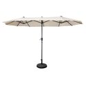 Parasol double 2x4m LINAI beige