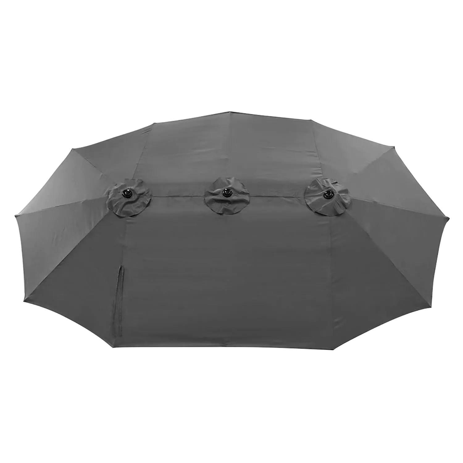 Dubbele parasol 2,7x4,6m LINAI grijs