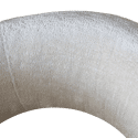 EHBA beige chenille stoel