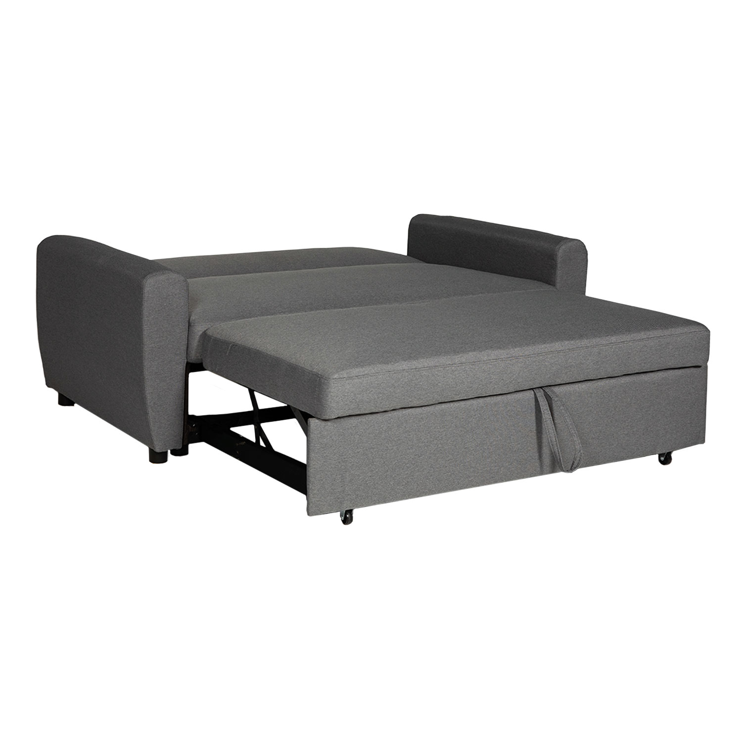 Canapé convertible MATT 2 places gris