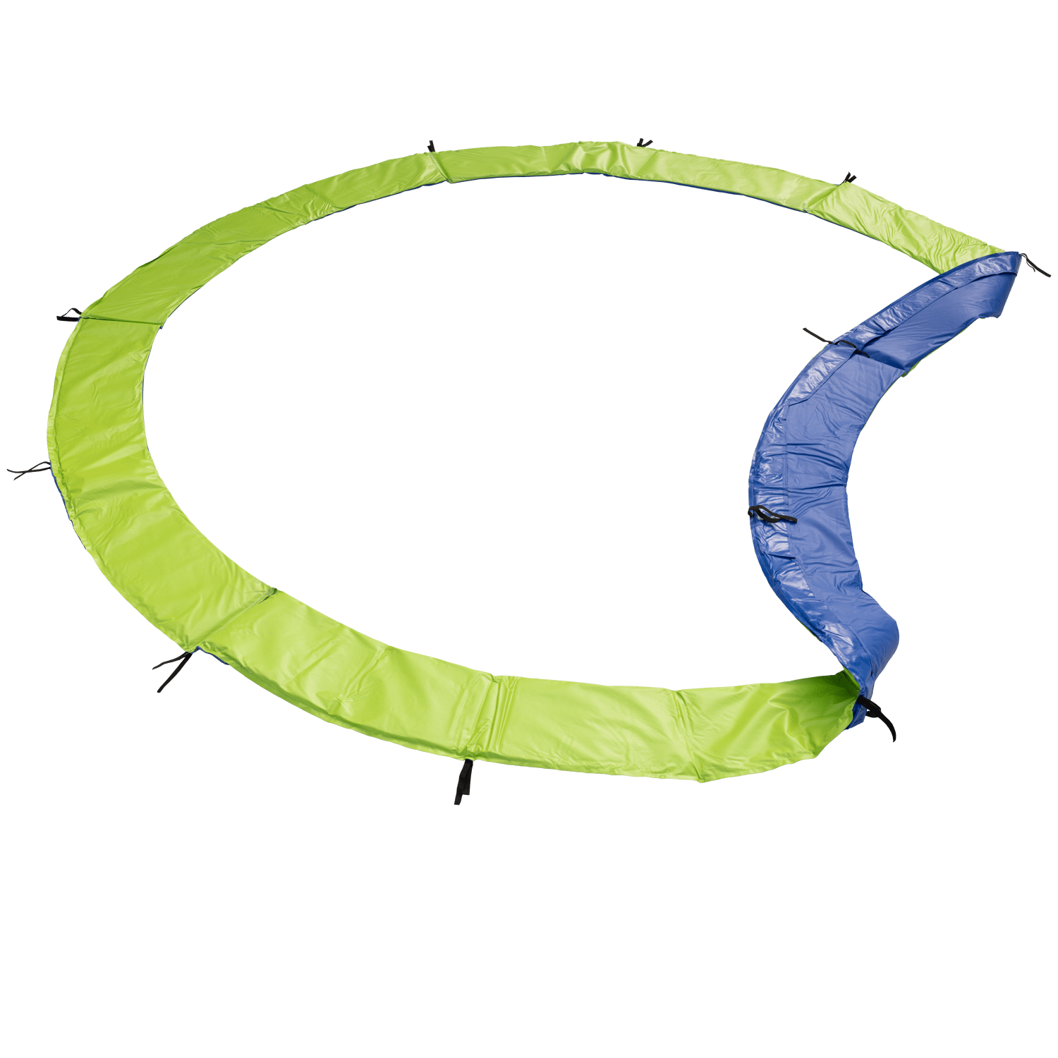 Premium Pack Trampoline 180cm omkeerbaar blauw/groen CAIRNS + net, ladder, hoes en verankeringsset