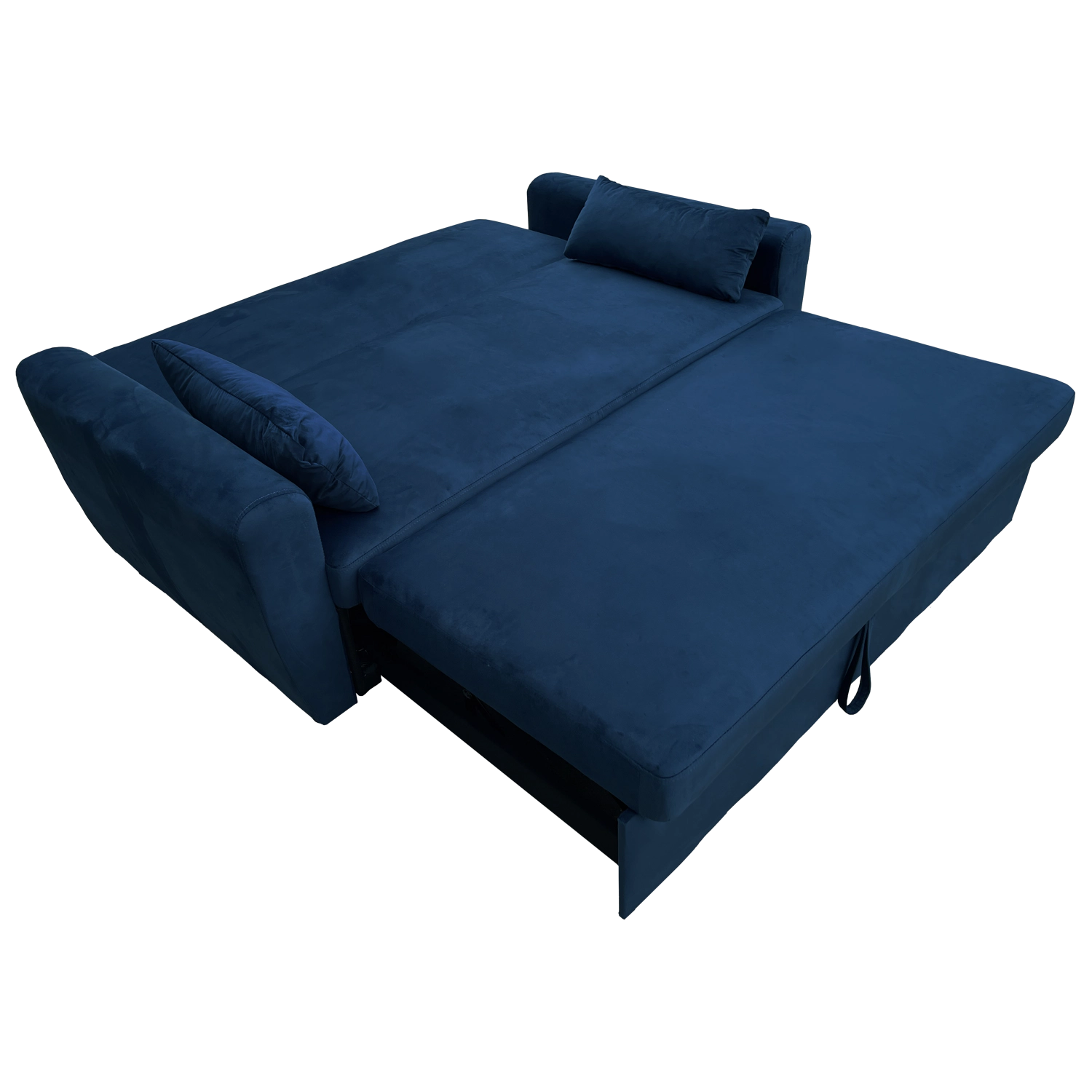 Blaues Samt-Couch-Sofa mit 2 Sitzplätzen MATT