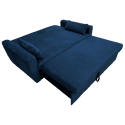 Sofá-cama MATT de 2 lugares em veludo azul