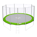 Omkeerbare beschermingsmat voor trampoline Ø430cm MELBOURNE - groen/blauw