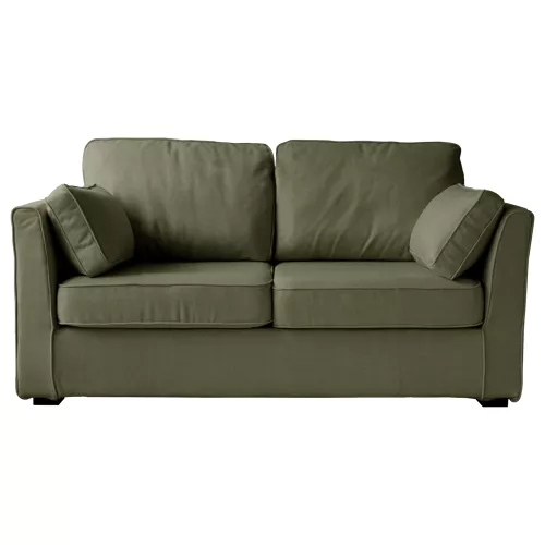 Canapé droit 2 places vert...