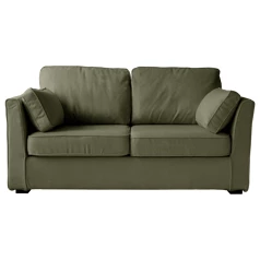 Canapé droit 2 places vert...