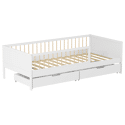Letto per bambini 190x90cm bianco con cassetti ADAM
