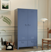 Armoire en métal 2 portes...