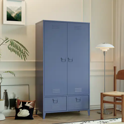 Armoire en métal 2 portes...