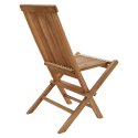 Set van 6 LOMBOK teakhouten tuinstoelen