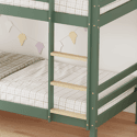 Letti a castello per bambini 190x90cm verde AMBRA