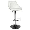 Tabouret de bar blanc JASPER