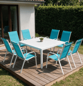 Lot de 8 chaises en...