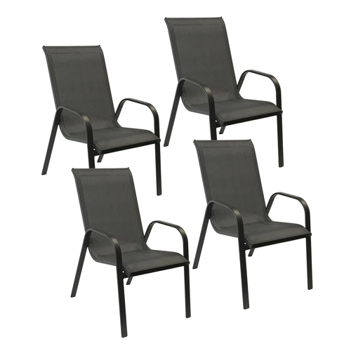 Set van 4 MARBELLA stoelen...