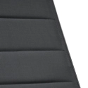 Set van 2 BARBADOS ligstoelen en bijzettafel van zwart textilene - aluminium antracietgrijs