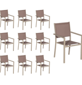 Lot de 10 chaises en...