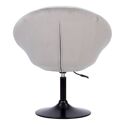 Tabouret de bar en velours gris EDGAR