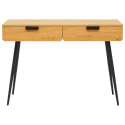 Houten bureau 2 laden LOUIS