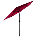  Parasol droit HAPUNA rond 2,70m de diamètre fuchsia