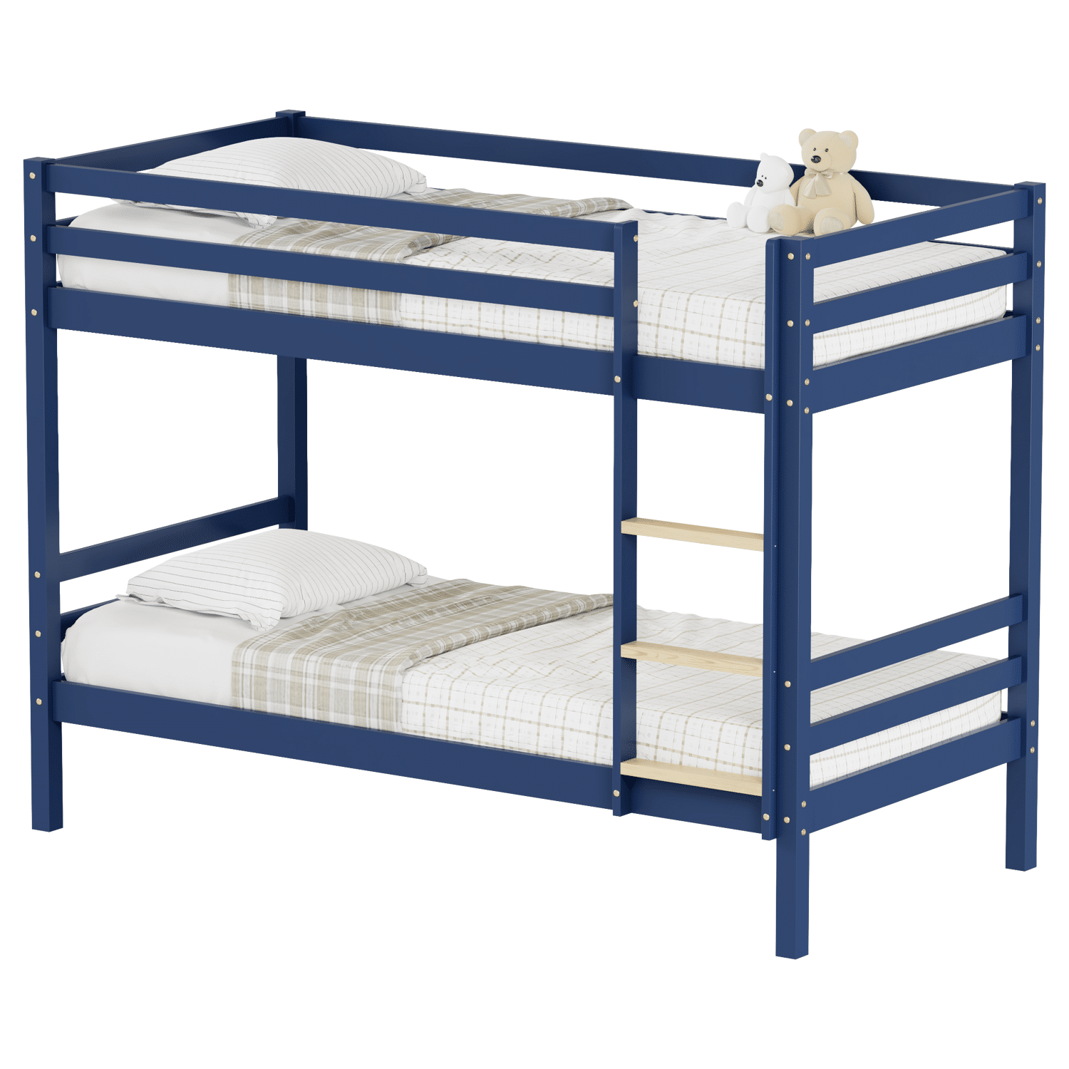 Kinderstapelbed 190x90cm donkerblauw AMBER