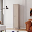 Armoire en métal 1 porte taupe