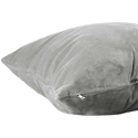 Cojín rectangular 45x45cm Nauru terciopelo gris