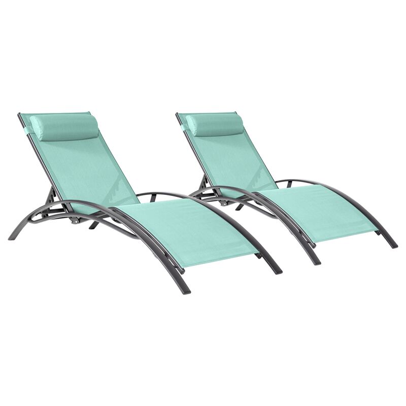Lot de 2 transats en... - Happy Garden